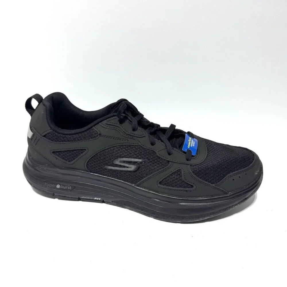 Skechers Mens GOwalk Easyroad Running Shoes Black Size 11 M